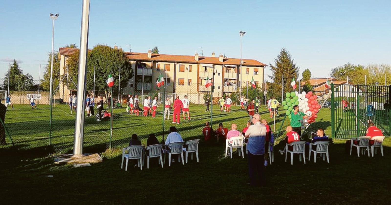 Fischio d’inizio per il nuovo campo