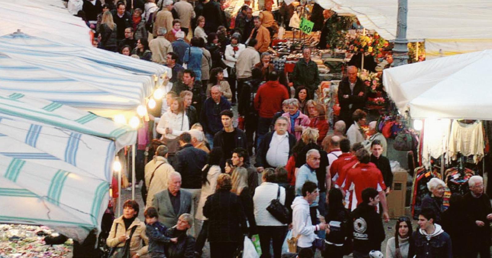 Fiera, piazza Repubblica tutta food