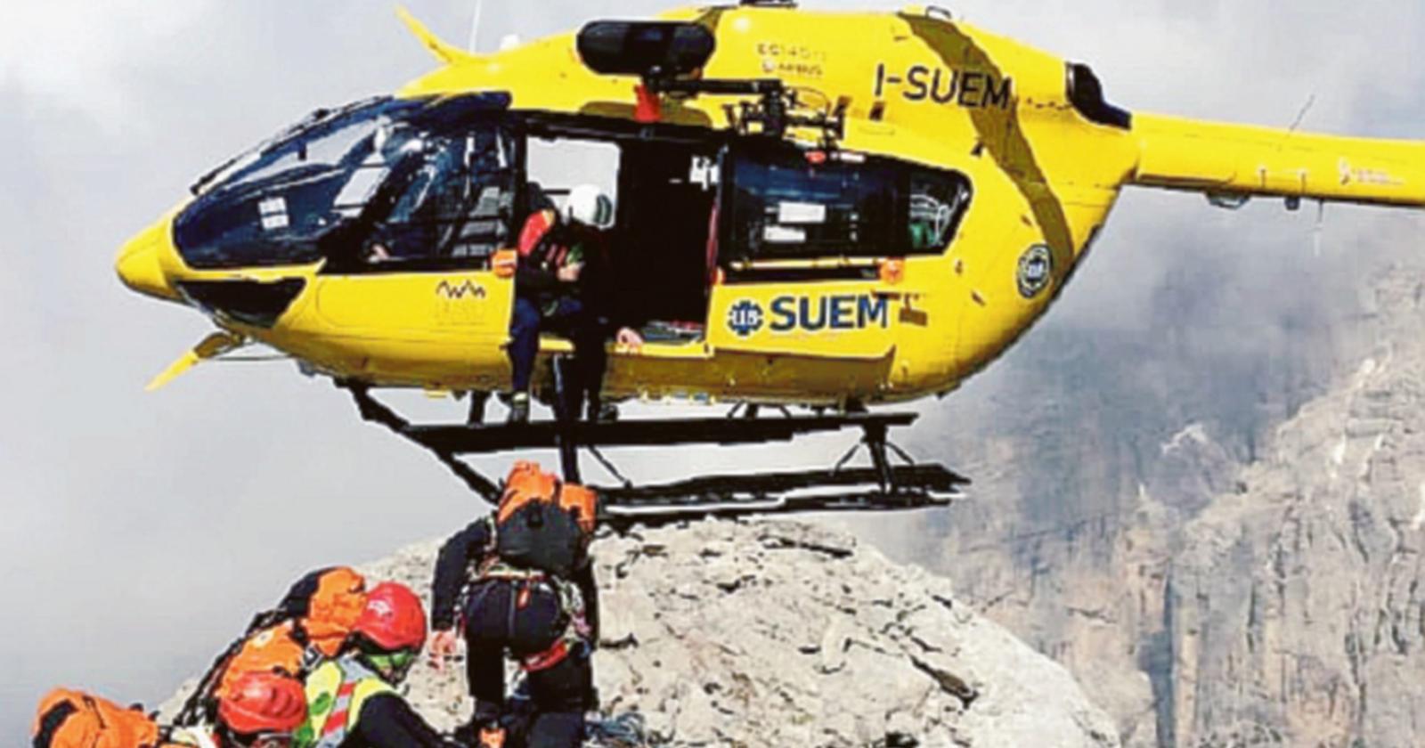 Salvati due alpinisti a 2.600 metri