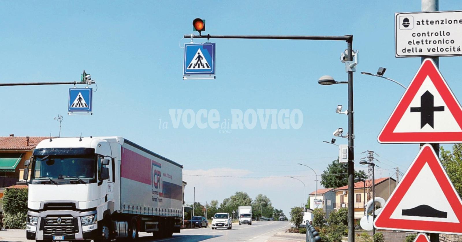 Velox e telecamere via da Bosaro