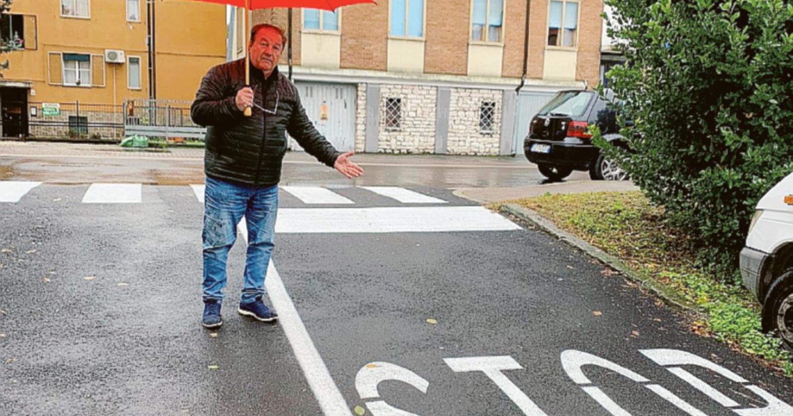 Via Degan, uno “stop” pericoloso