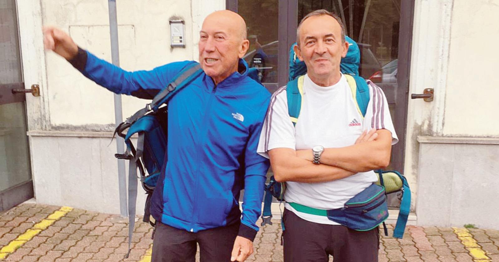 Un viaggio di 126 chilometri a piedi