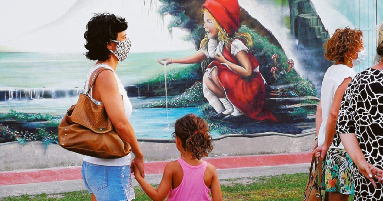 Un murales d’autore al parco
