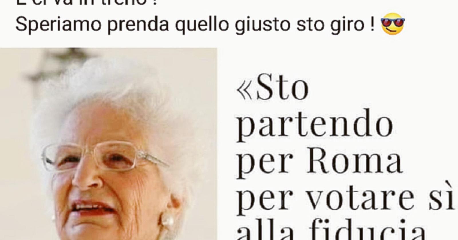 Sconcertanti messaggi d’odio contro Liliana Segre