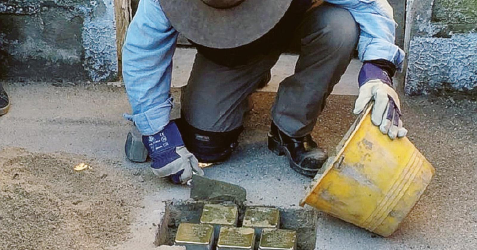 In Commenda la prima pietra d'inciampo