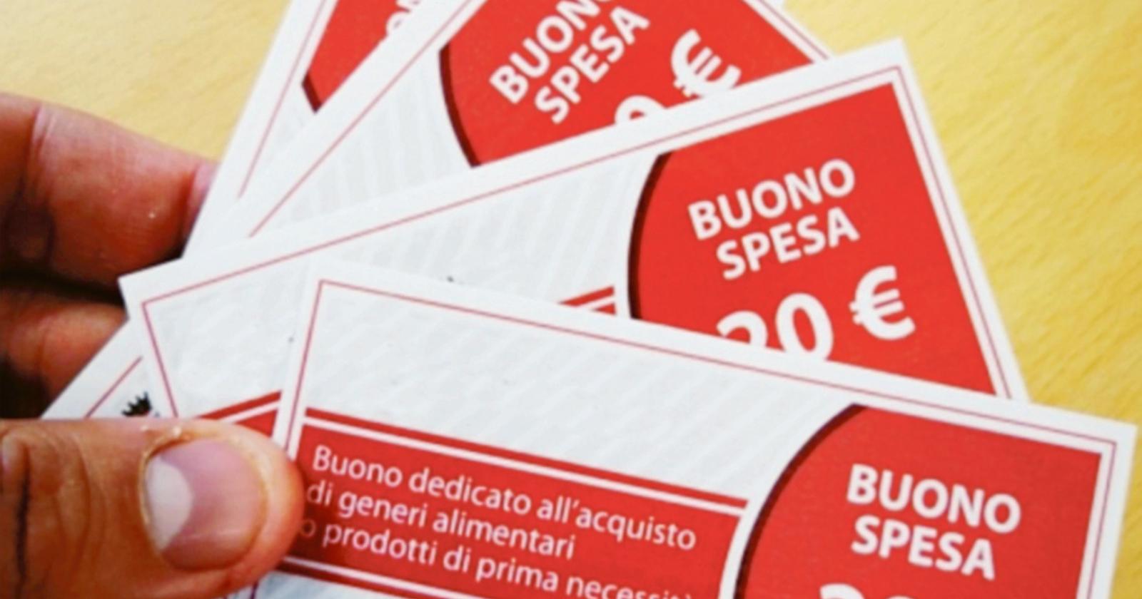 I buoni spesa pronti a tornare
