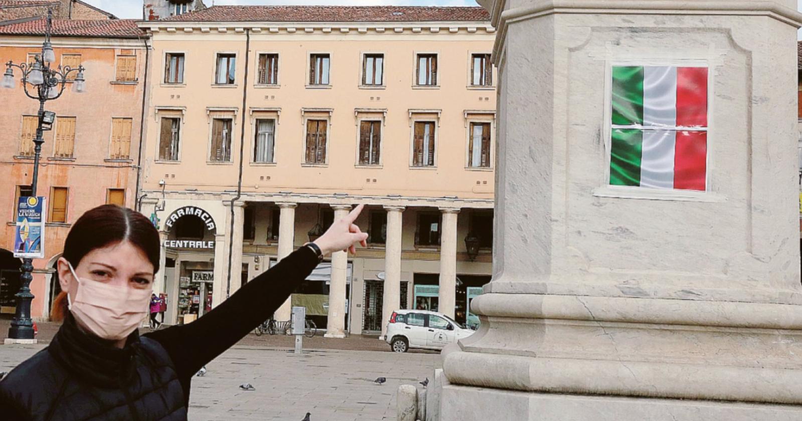 Il Tricolore sulle scritte dura poco