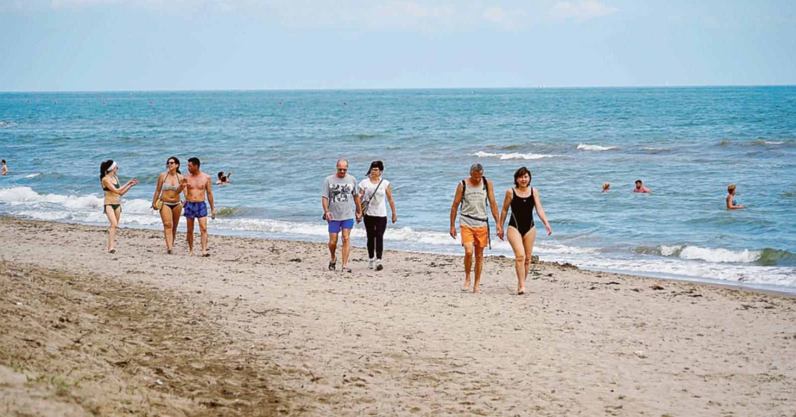 Il tempo incerto non ferma i turisti