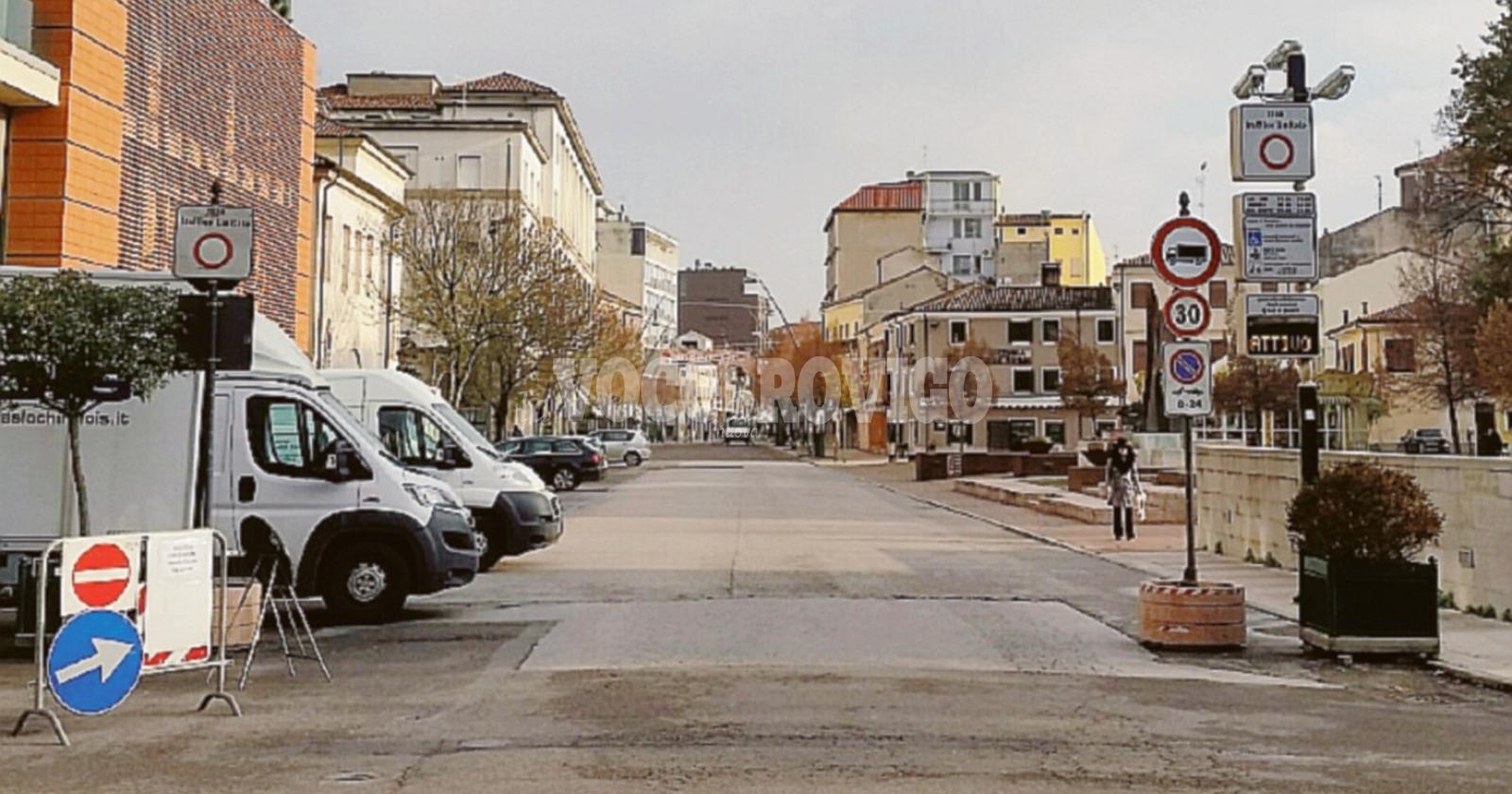 corso del popolo  rovigo  nazionale  europei  viabilità  multe  