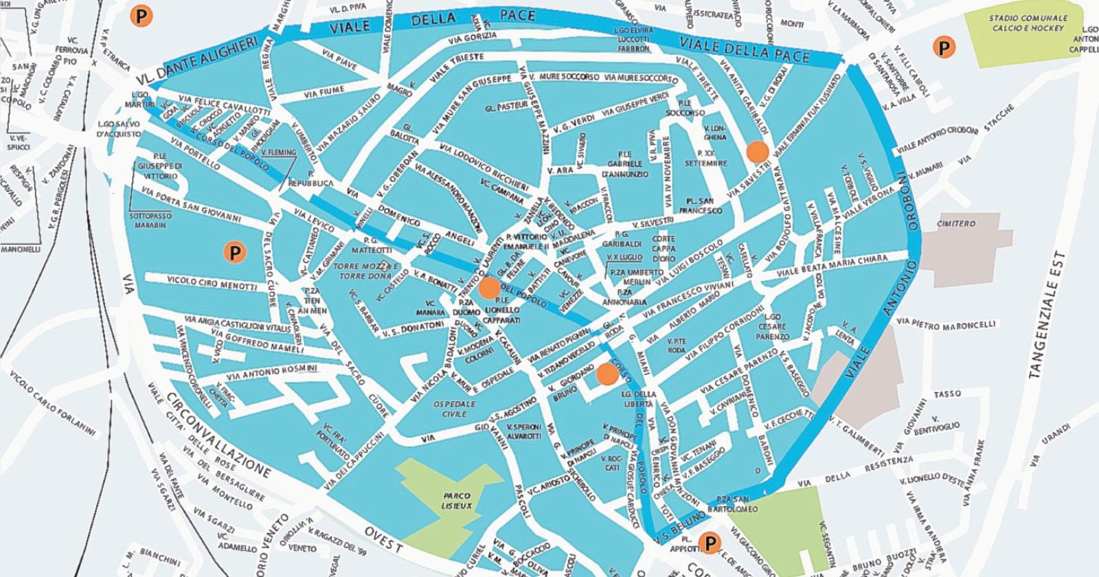 Centro off limits, oggi si va a piedi