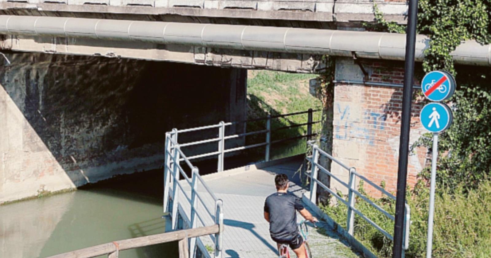 Riaperta la passerella sotto il Bassanello