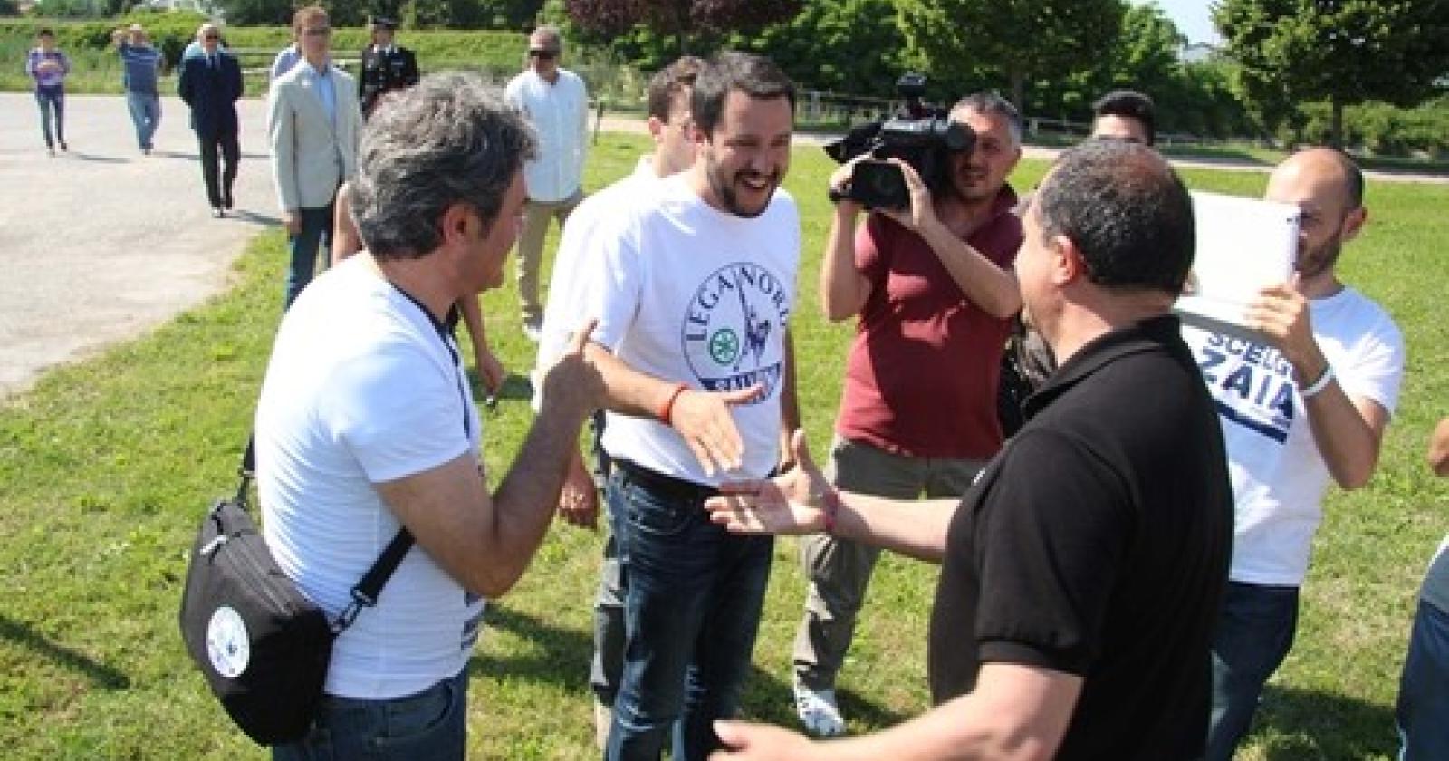 Matteo Salvini Ostello CanalBianco 13