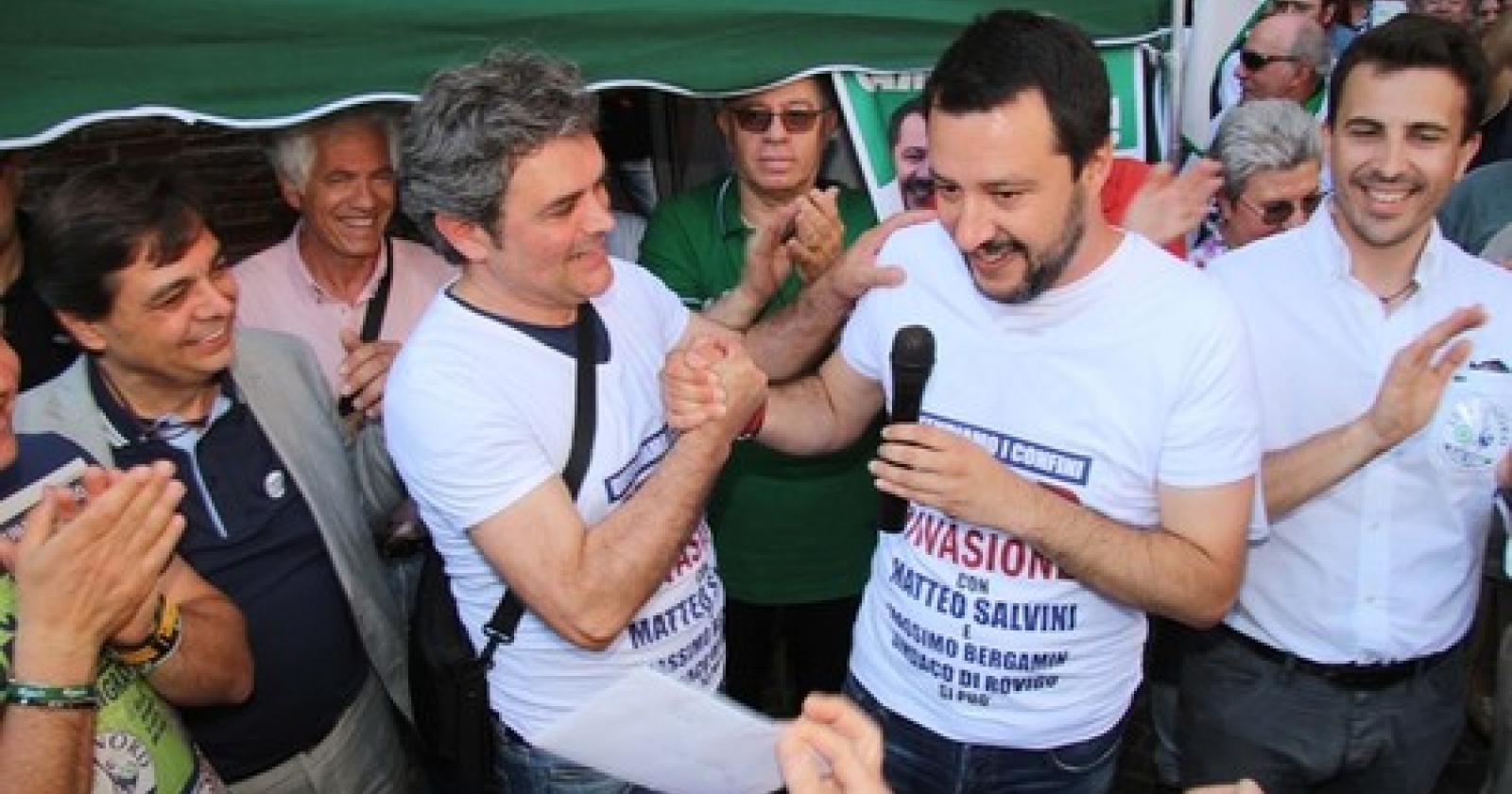 Matteo Salvini Piazza Vittorio E.II