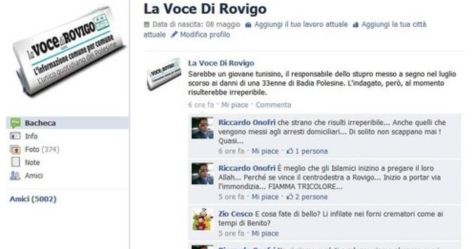 post onofri razzista.JPG