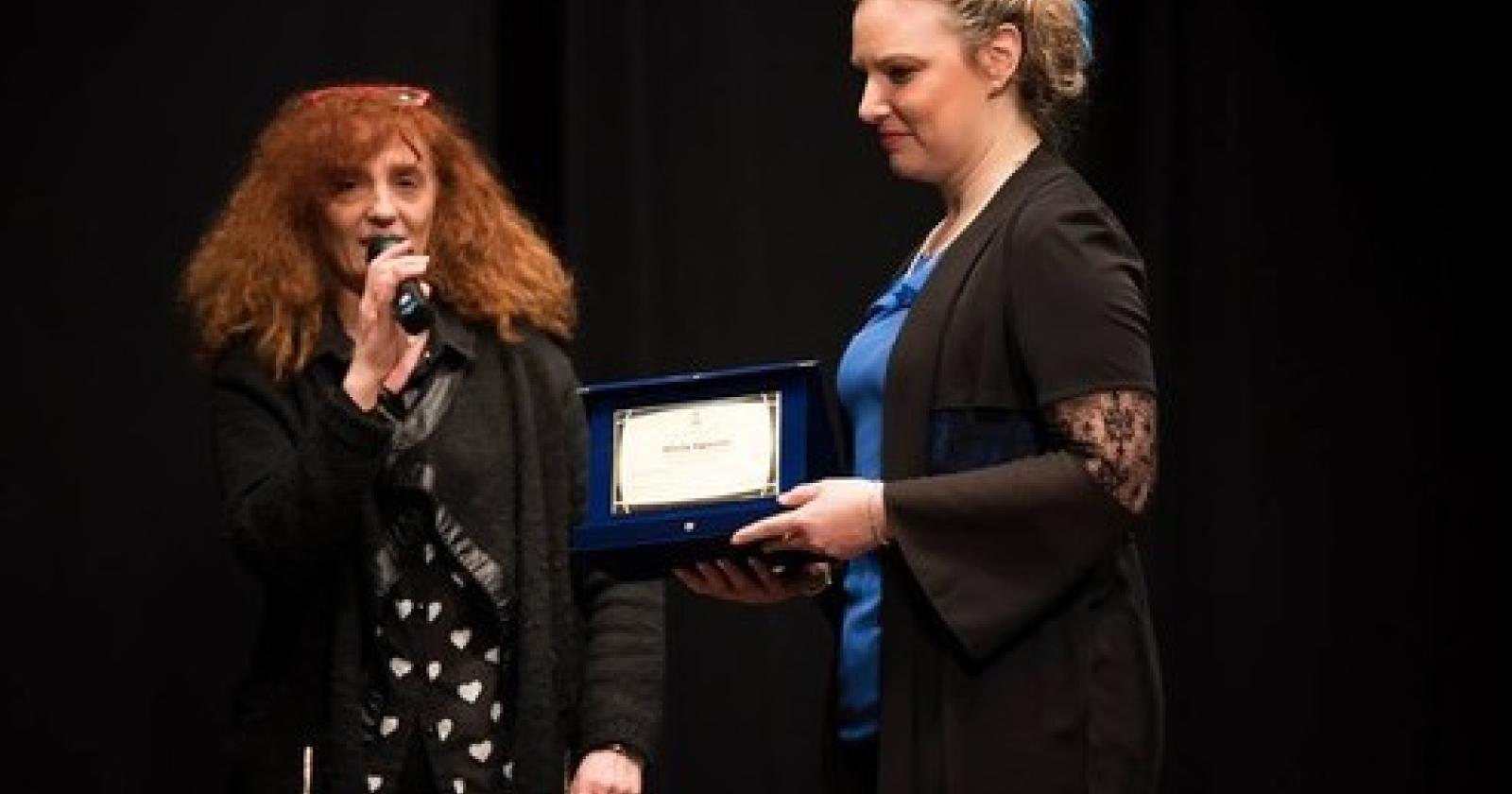 Festa donna - l'assessore Cinzia Frezzato e Nicla 