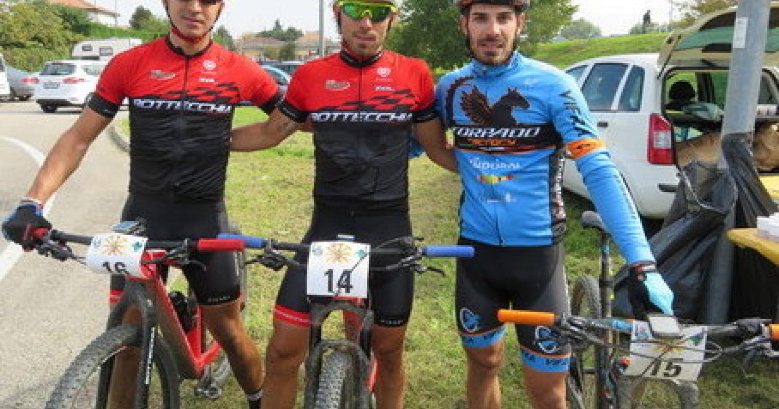 Da sx Rafael Visinelli, Marcello Pavarin e Mattia 