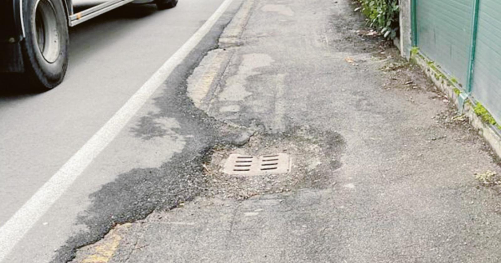 Disagi e pericoli in via Pozzato