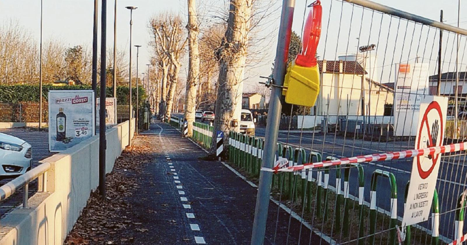 I lavori per le ciclabili sono... al palo