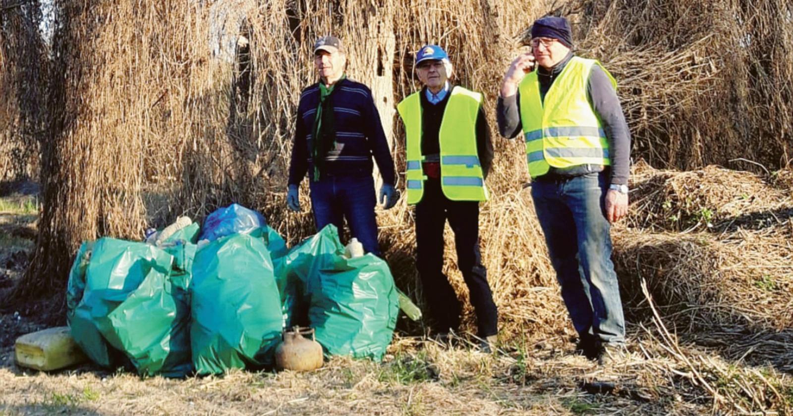 Grandi pulizie a golena e argine