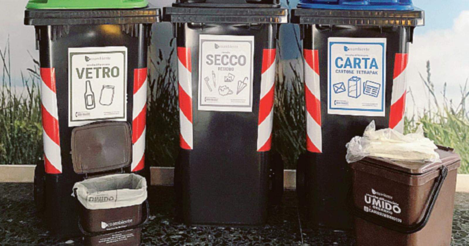 Cambia la differenziata, nuovo kit ai residenti in Tassina