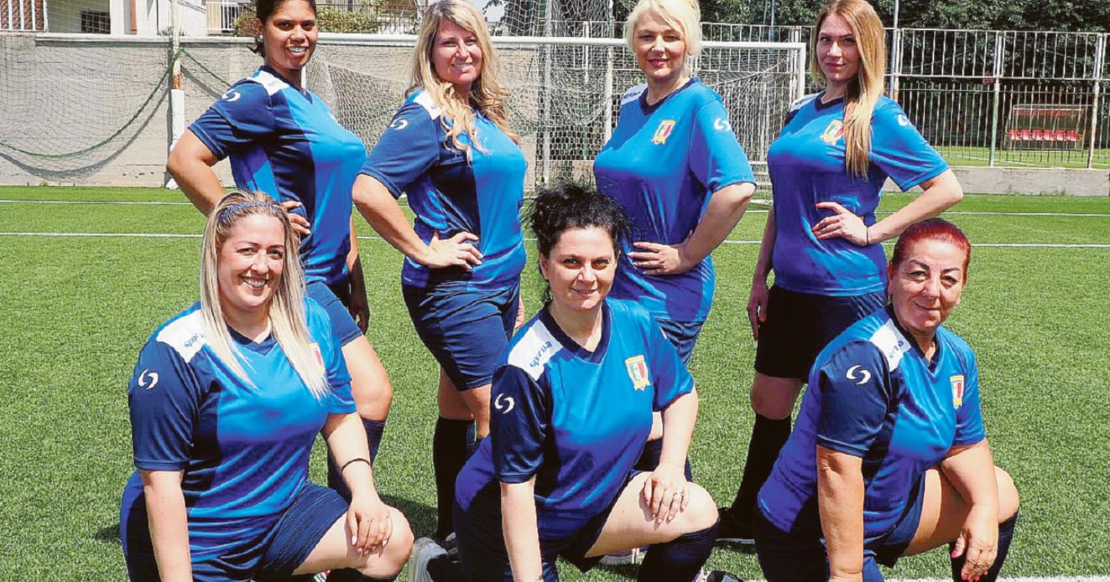 Curvy sì, ma da nazionale di calcio