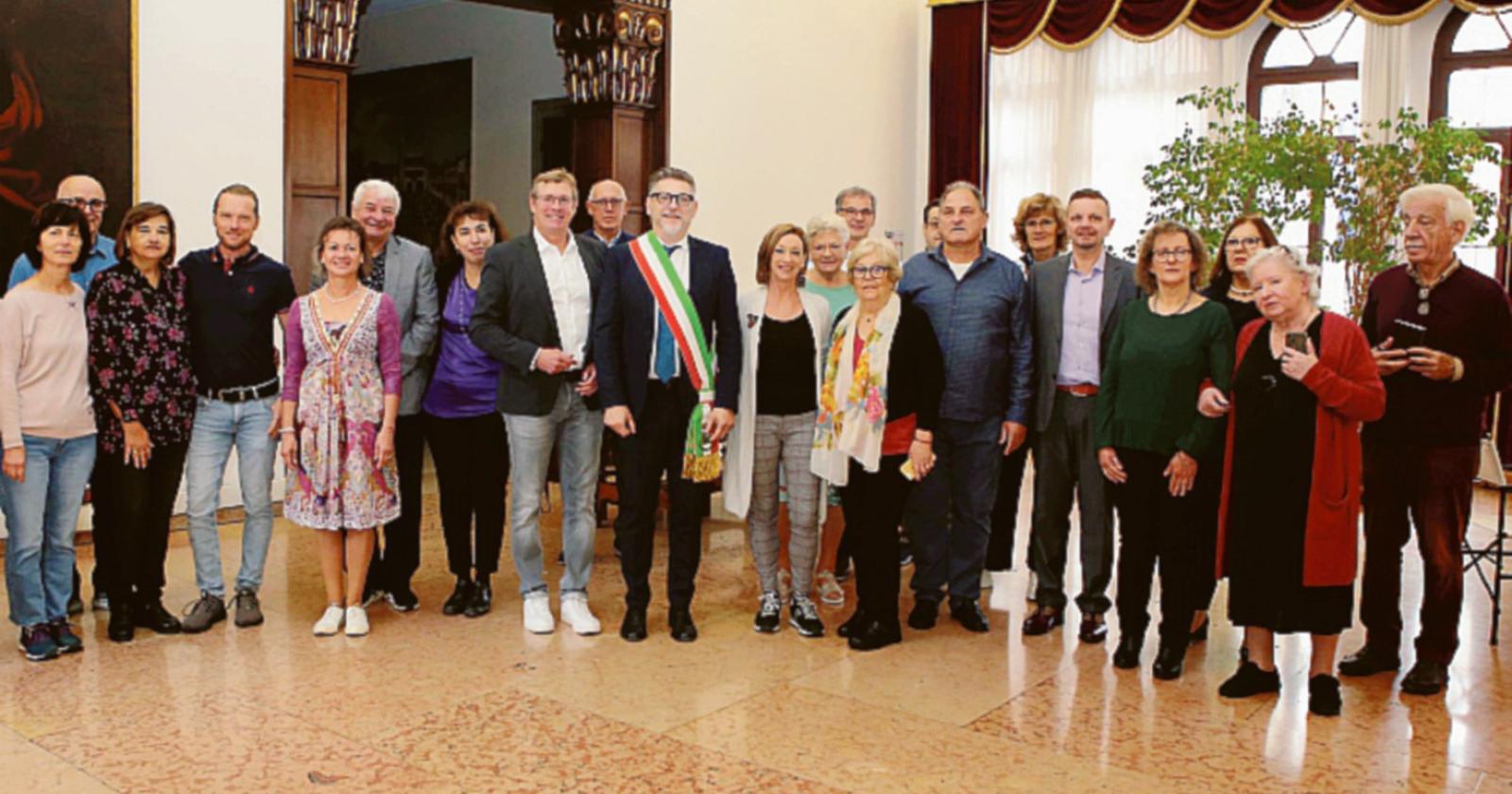Gli amici di Viernheim arrivano per la Fiera