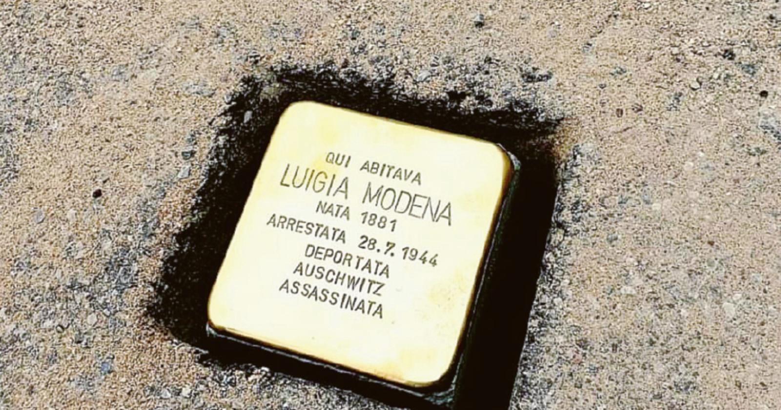 Una pietra per Luigia: deportata e assassinata