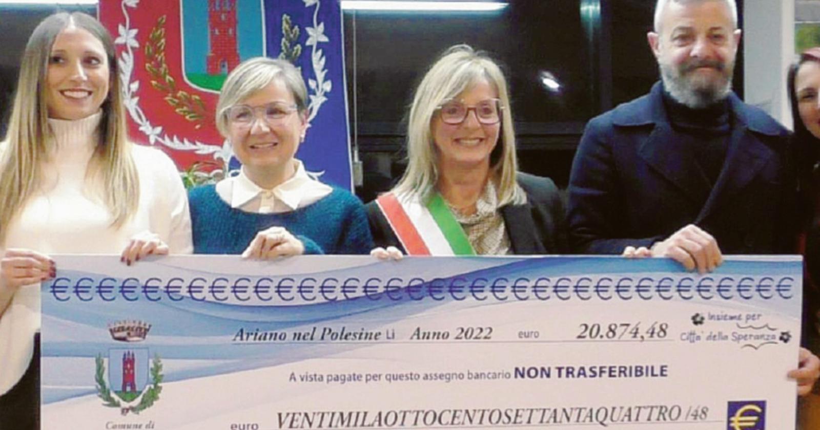 Città della Speranza, super raccolta per i bambini