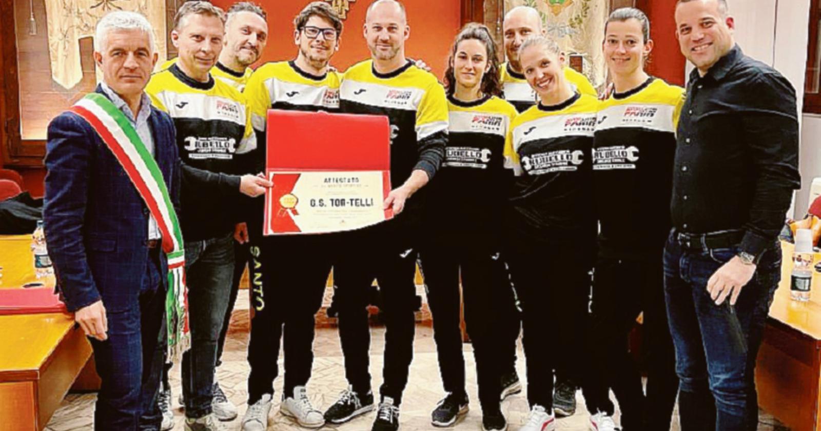 Dieci premiati per meriti sportivi