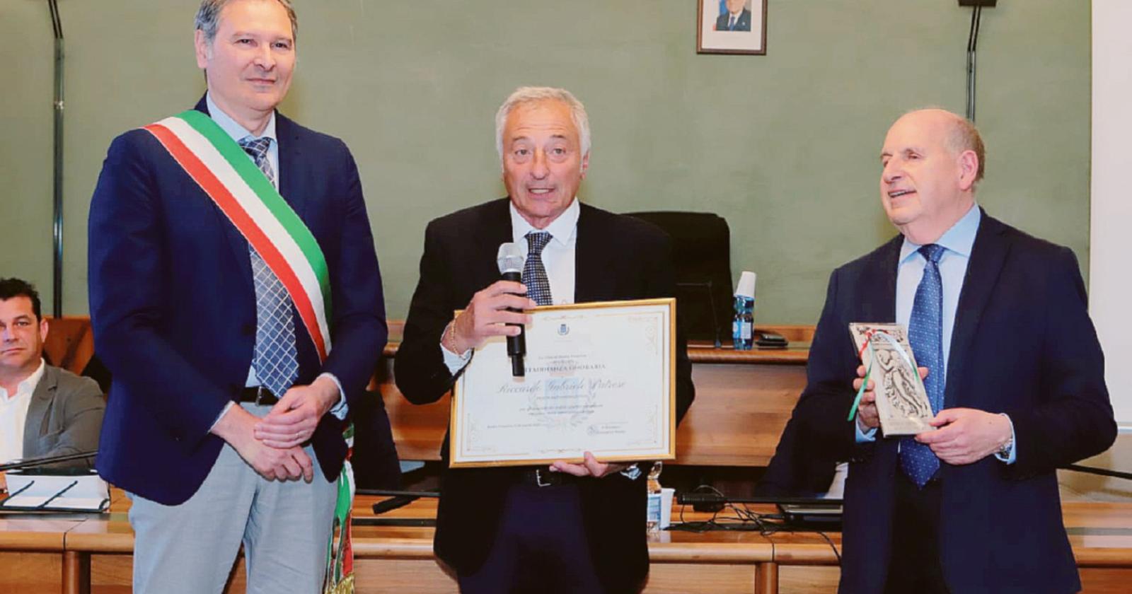 Riccardo Patrese è cittadino onorario