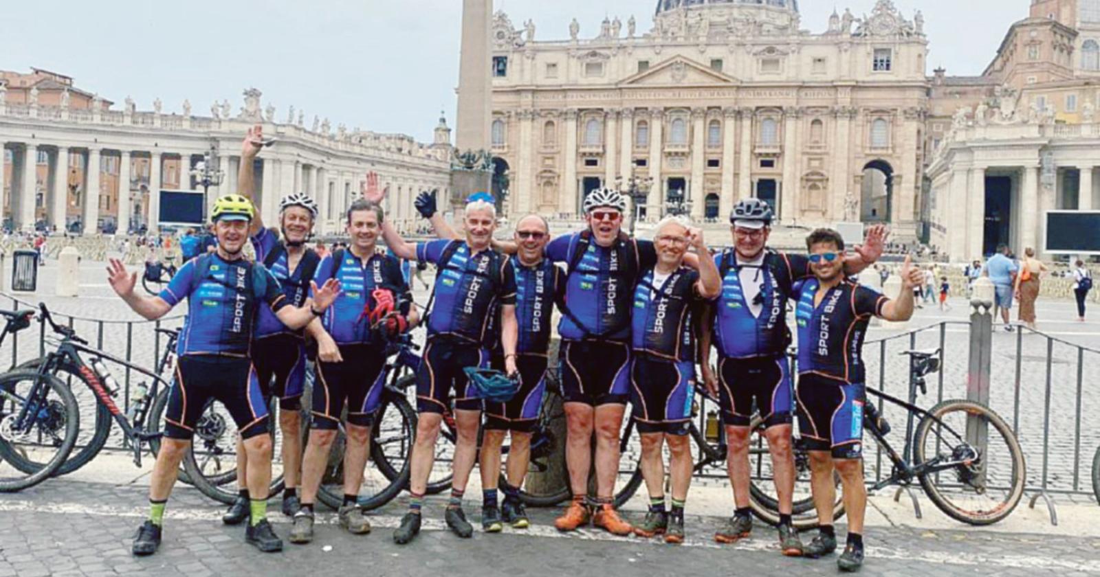 In bici sulla Francigena