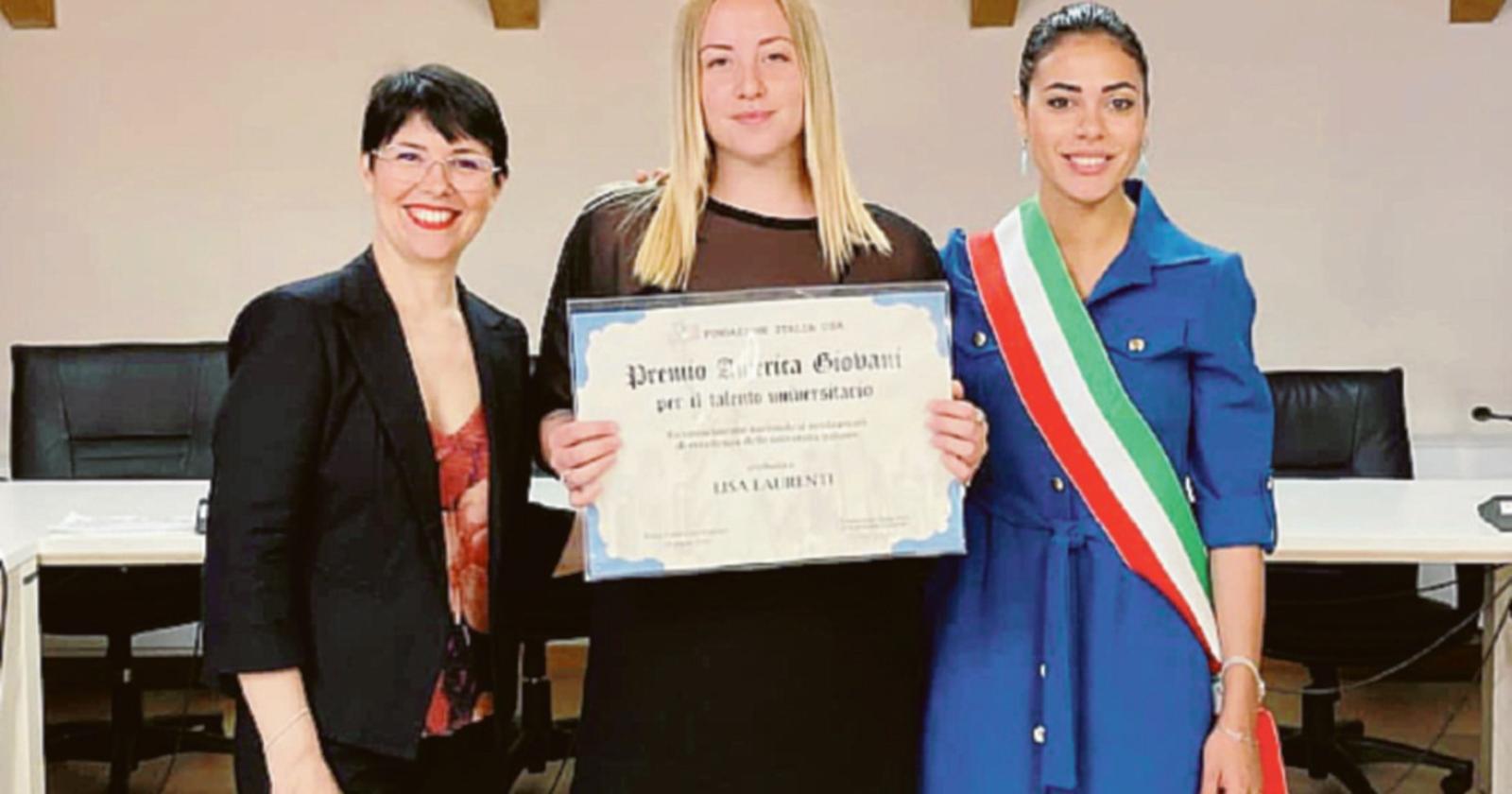 Lisa premiata in Senato