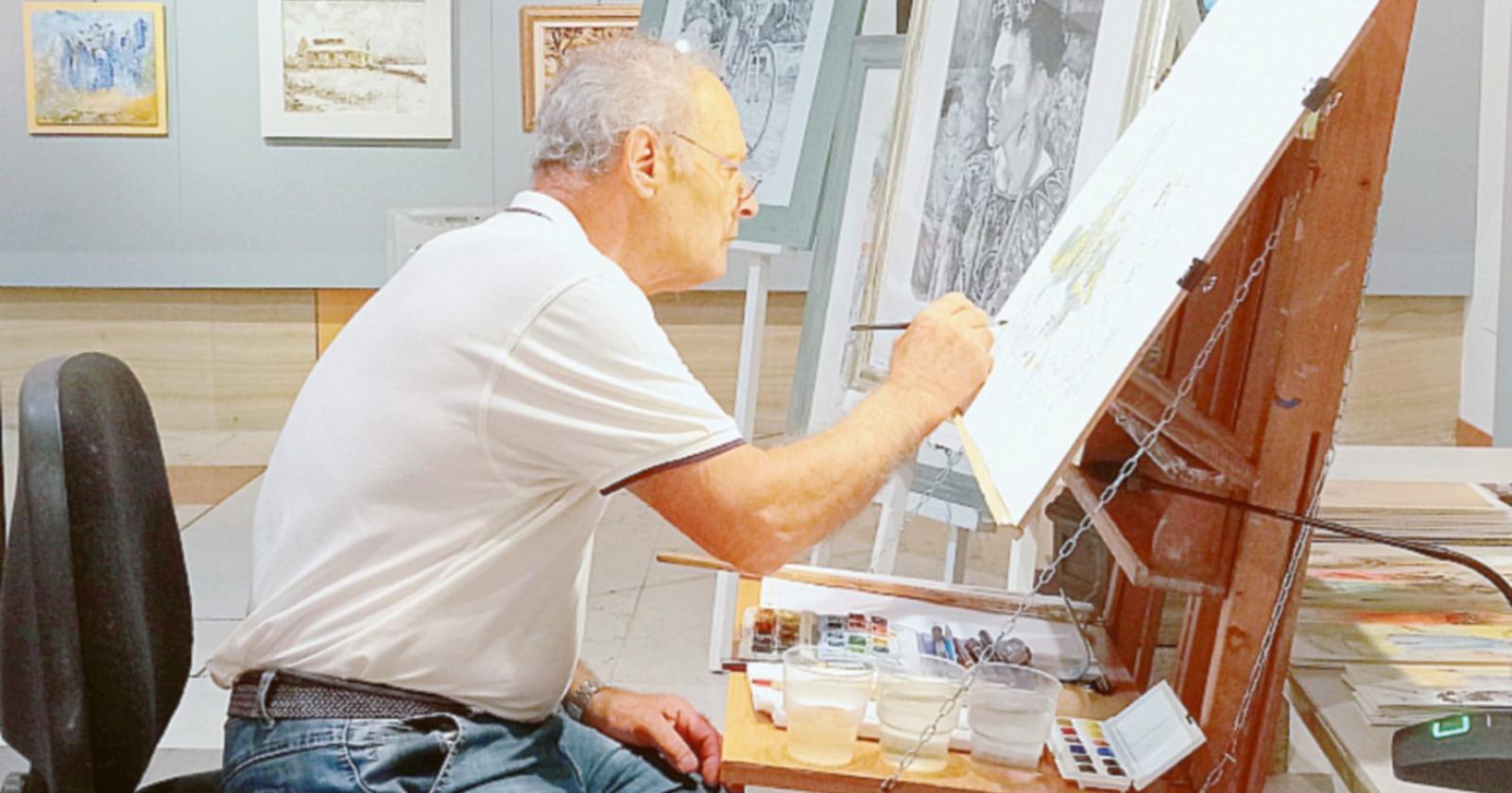 Il quadro dipinto in diretta e le tecniche del primo soccorso