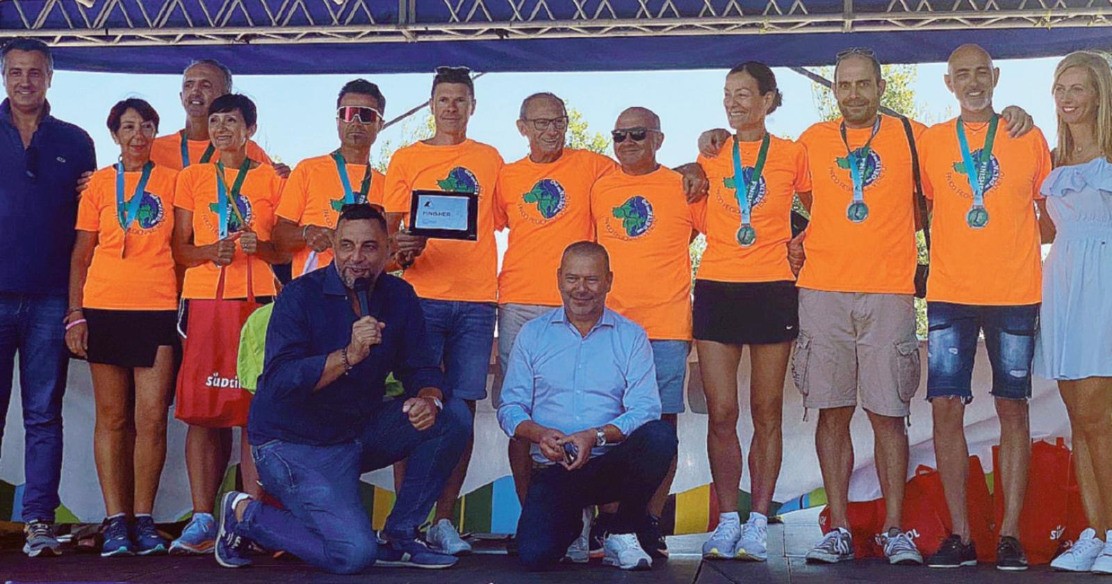 Grande entusiasmo per la staffetta