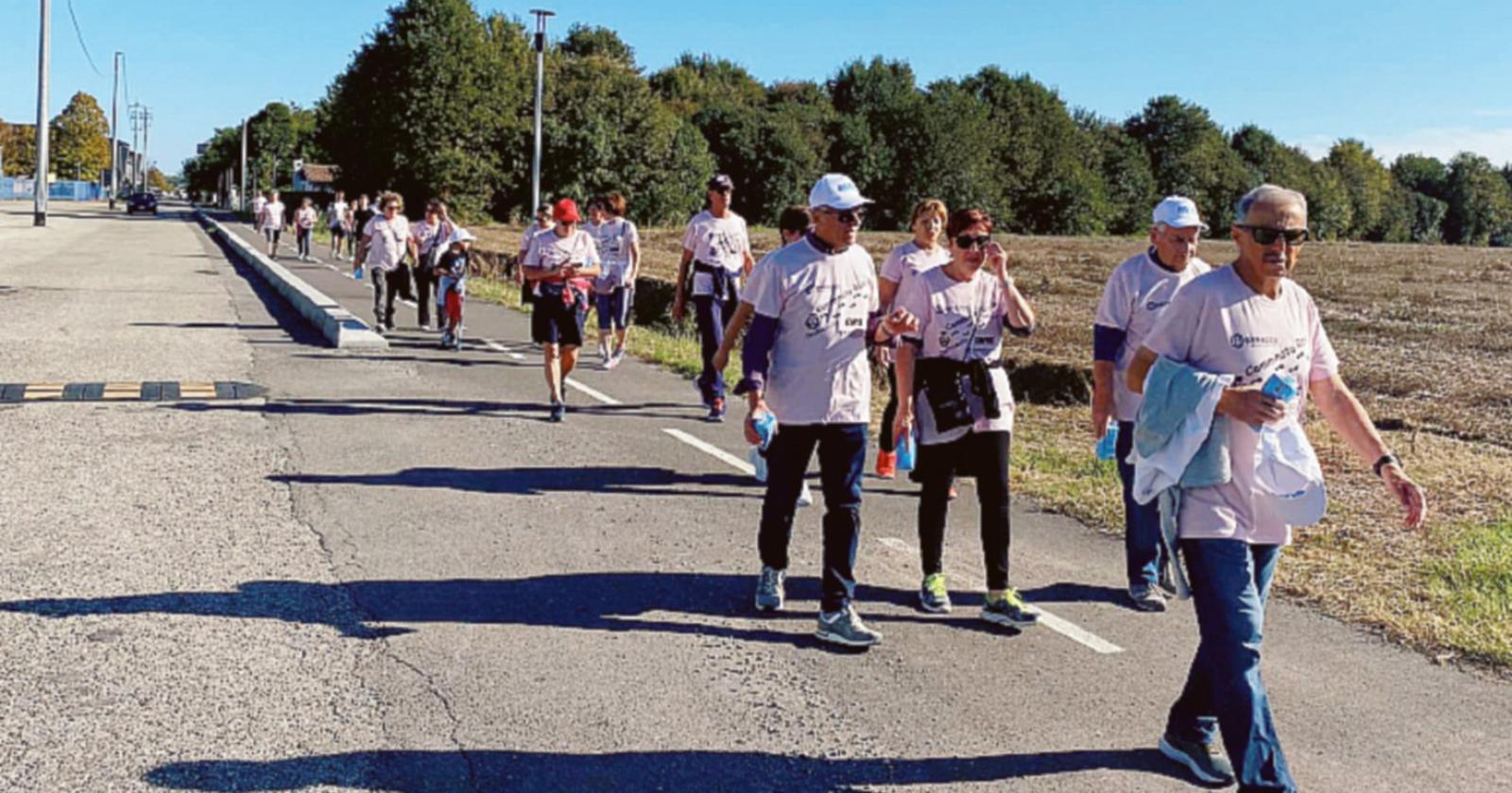 “Camminata in rosa”, si parte