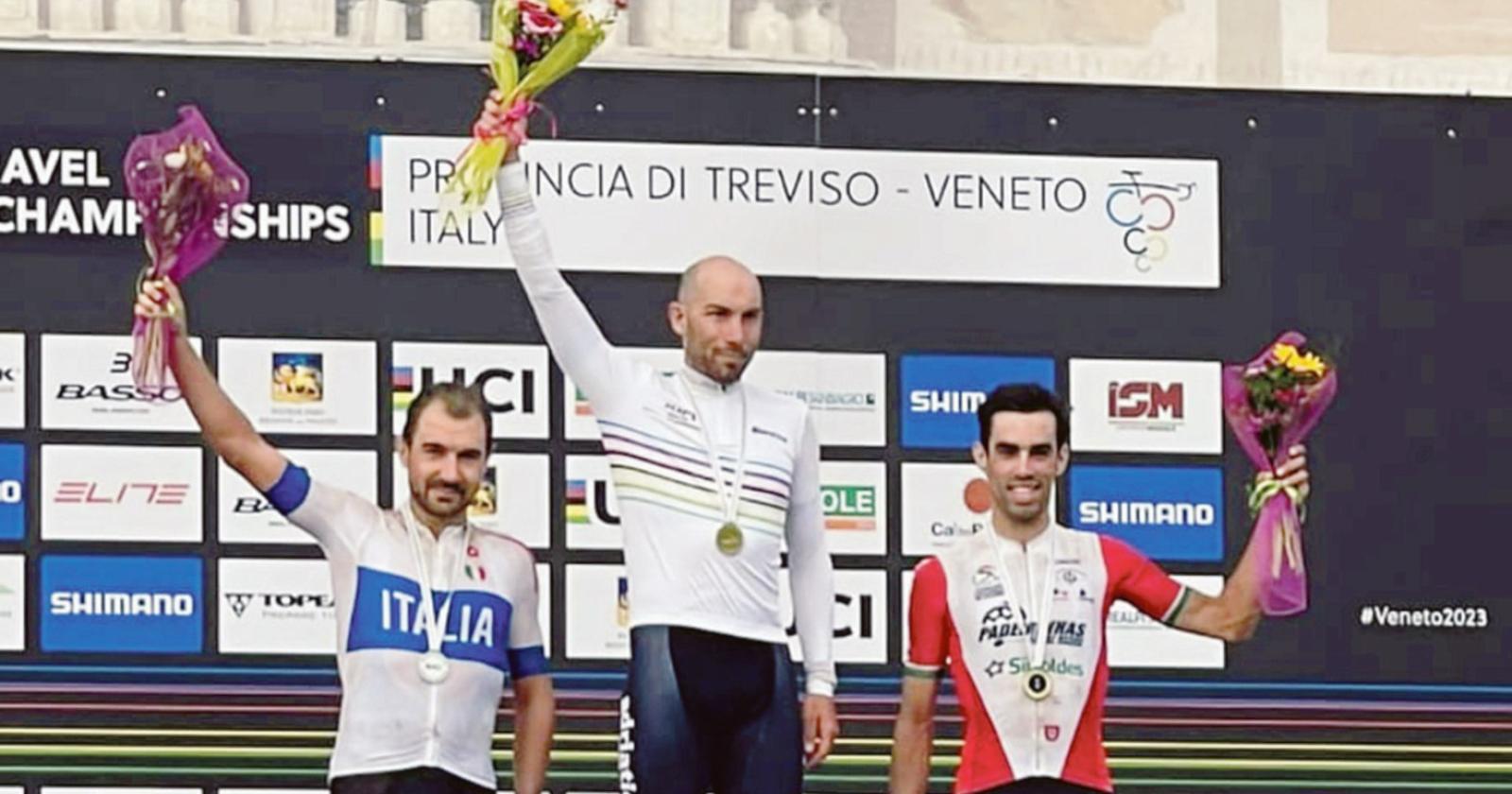 Il polesano Marcello Pavarin campione del mondo gravel