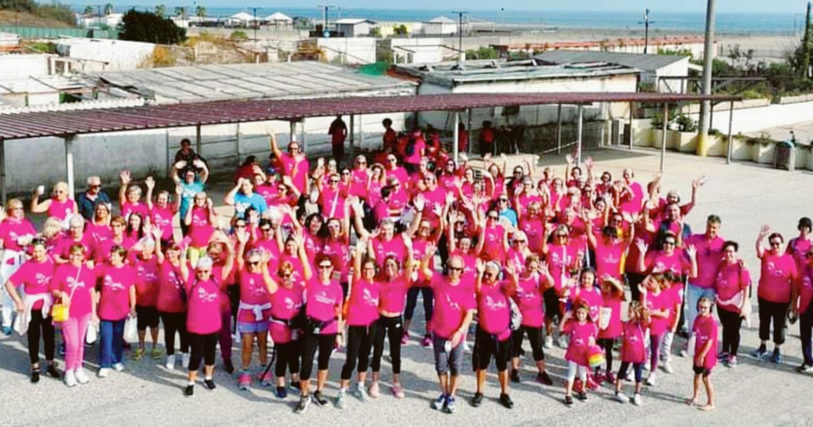 Camminata rosa, che successo!