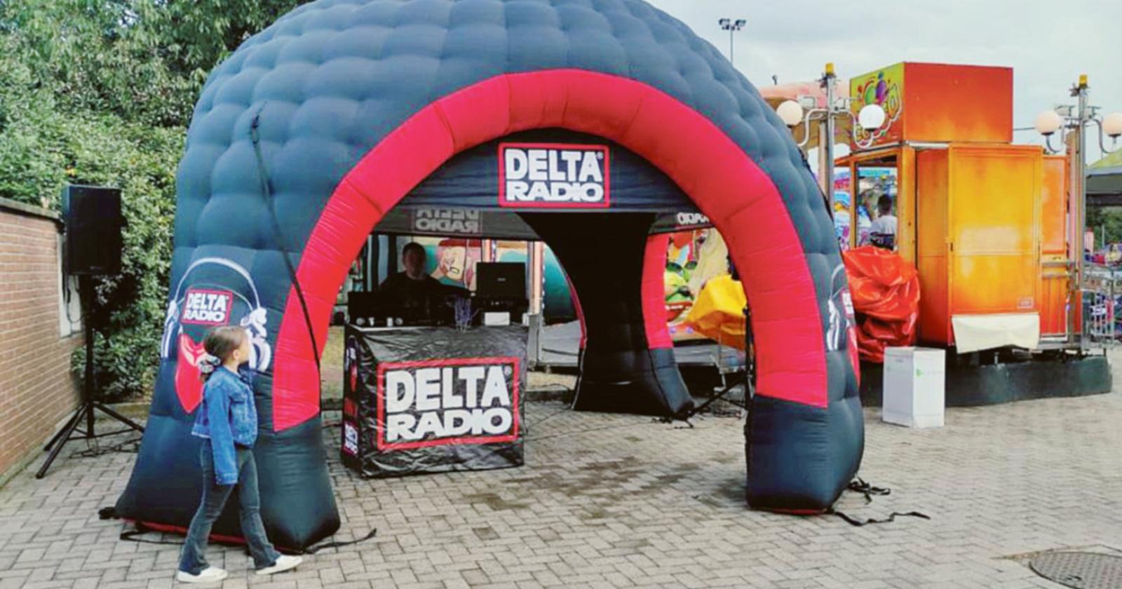 Ci saranno anche i microfoni di Delta Radio!