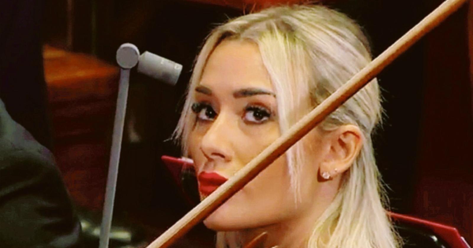Il violino di Sofia incanta il Senato