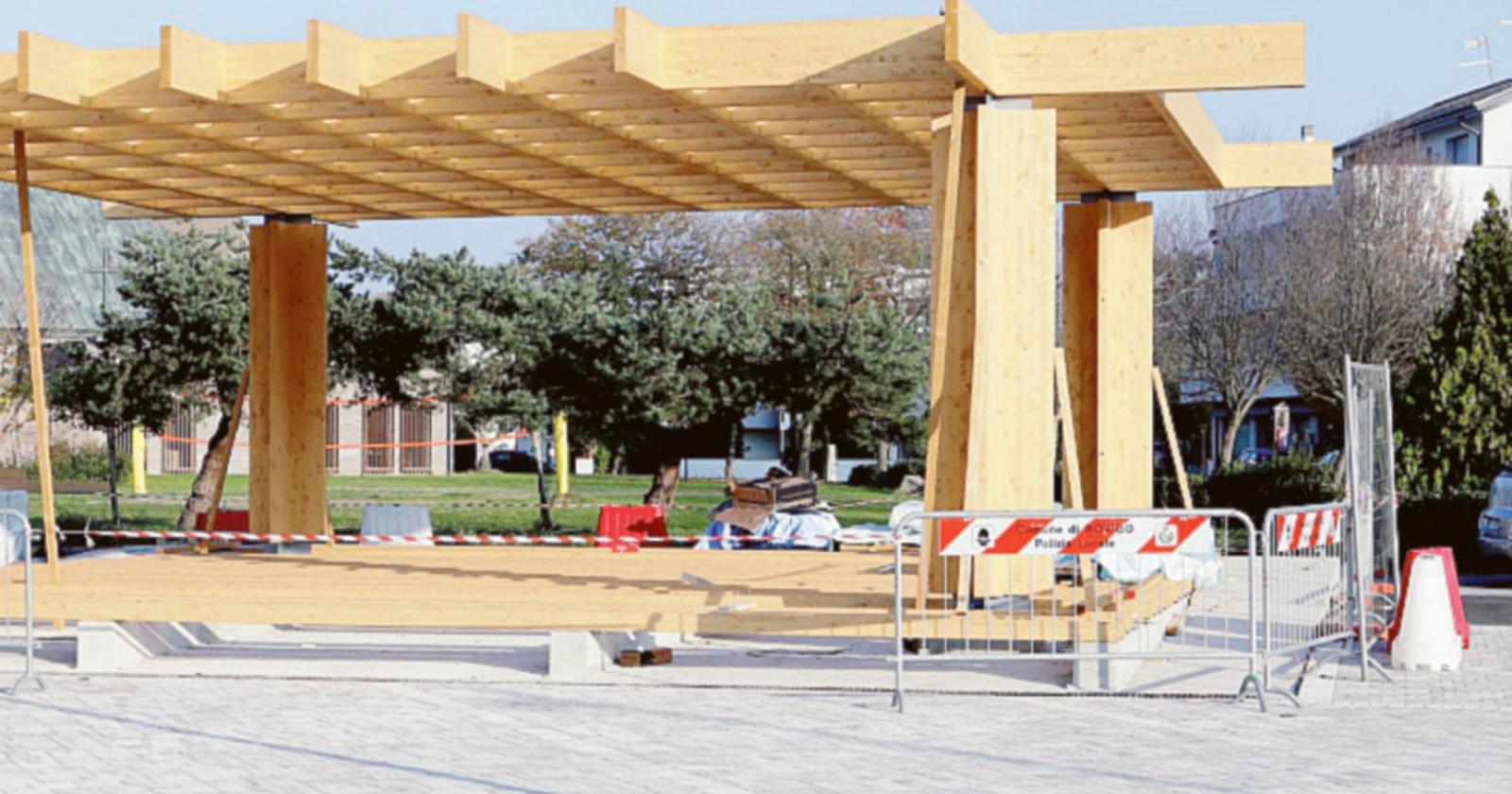 Piazza Masslo, ultimi ritocchi
