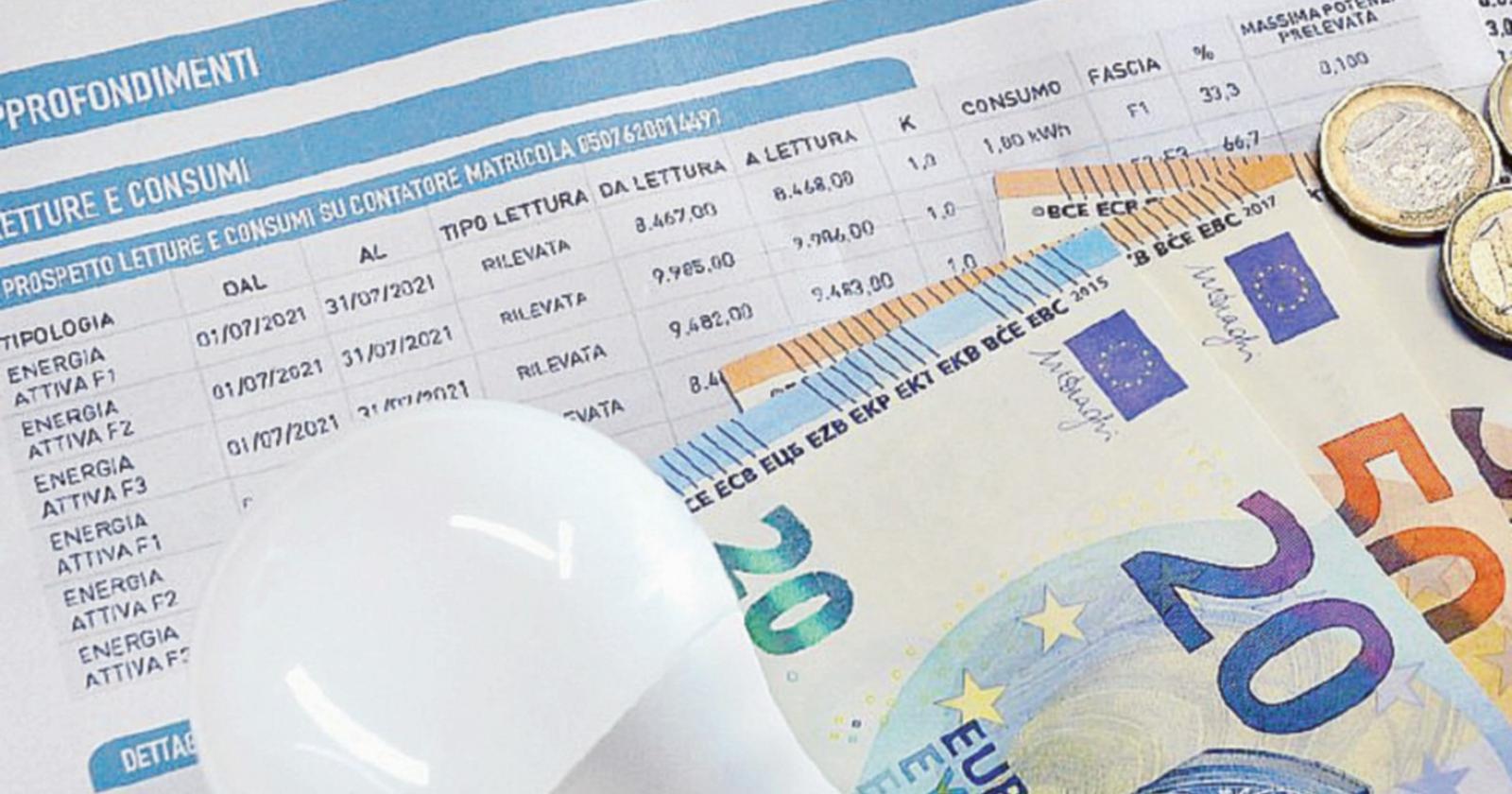 In calo il costo dell'energia,