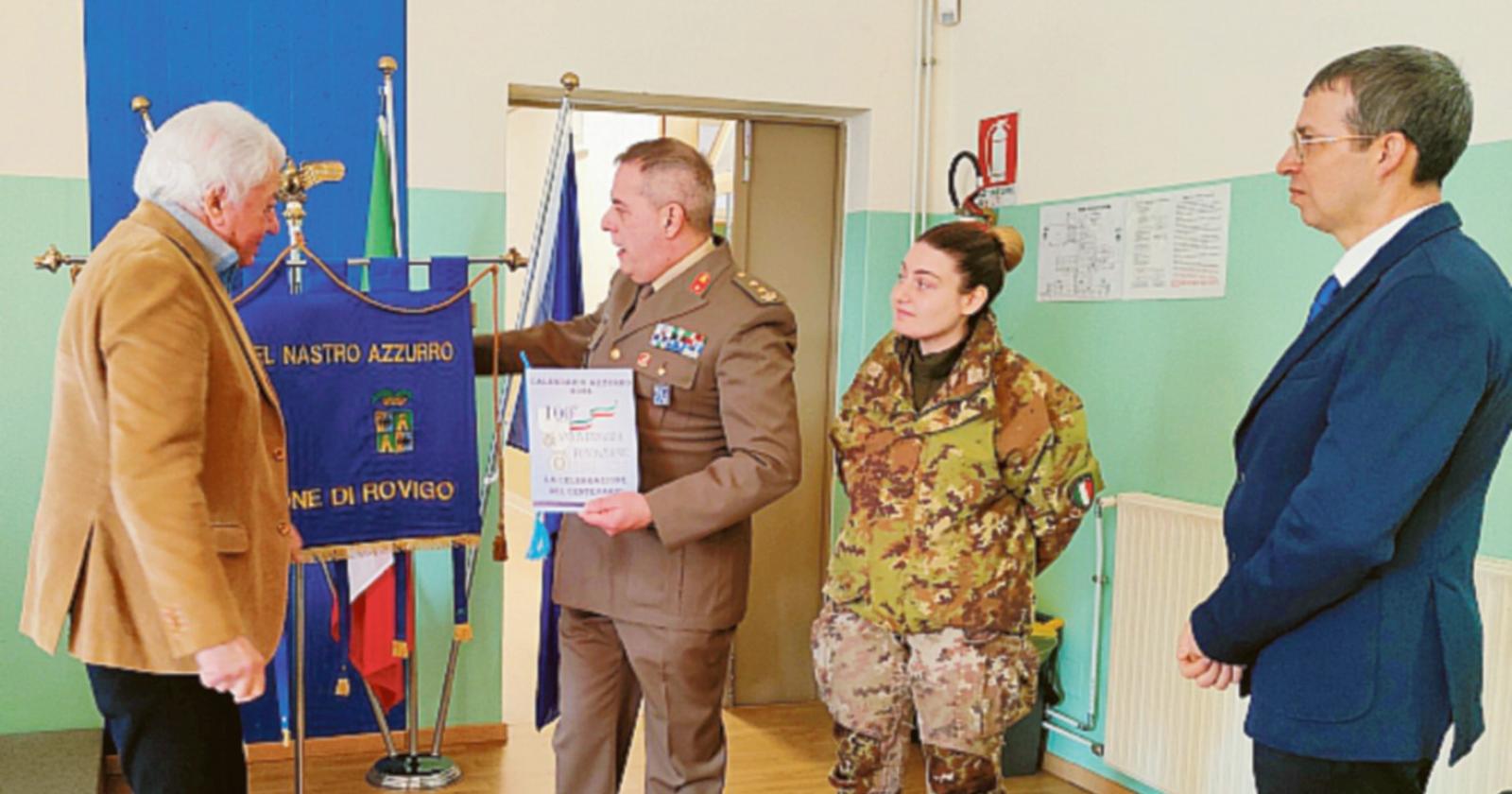 Esercito e nastro azzurro 