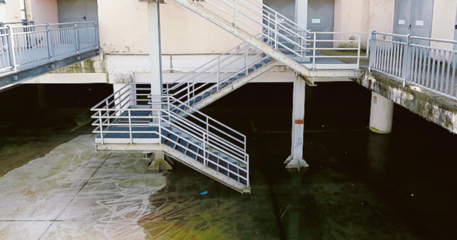 Parcheggio Torri ancora allagato