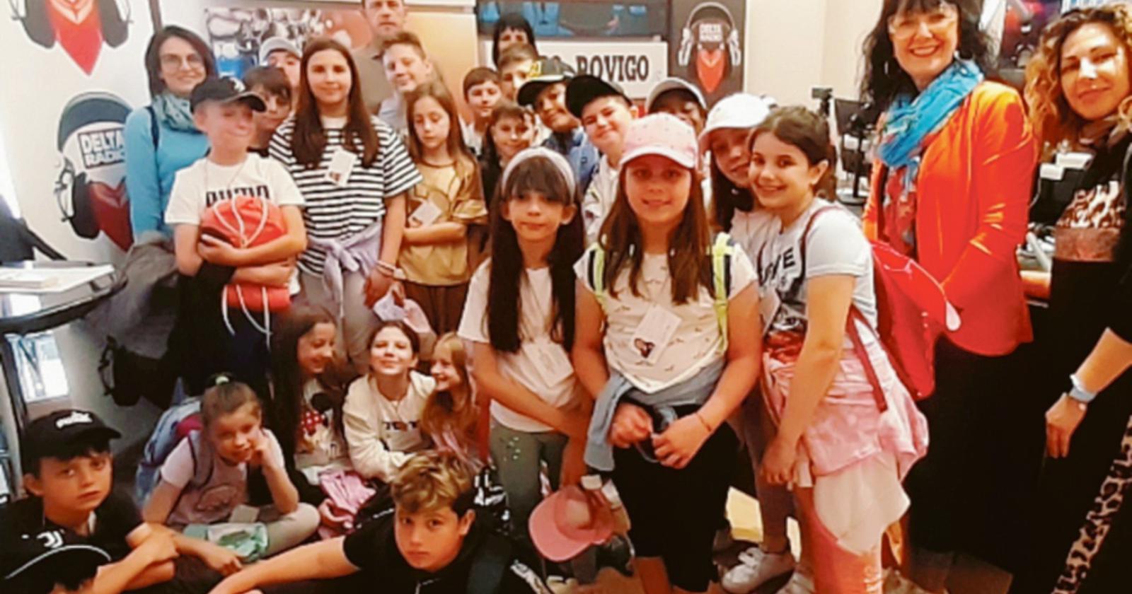 I ragazzi della Gronchi in visita alla redazione