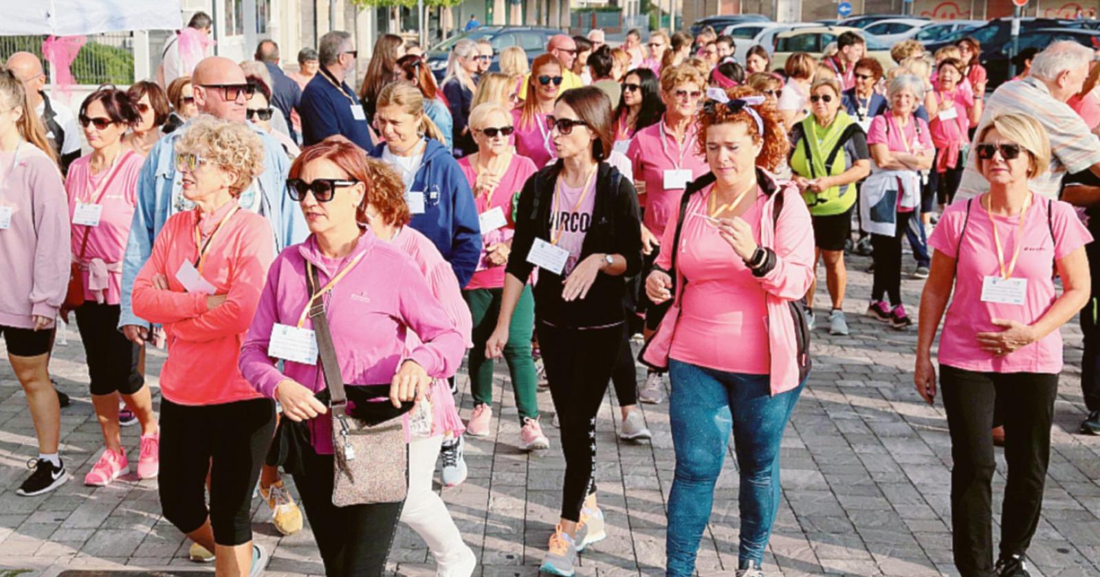 Camminata in rosa per la prevenzione