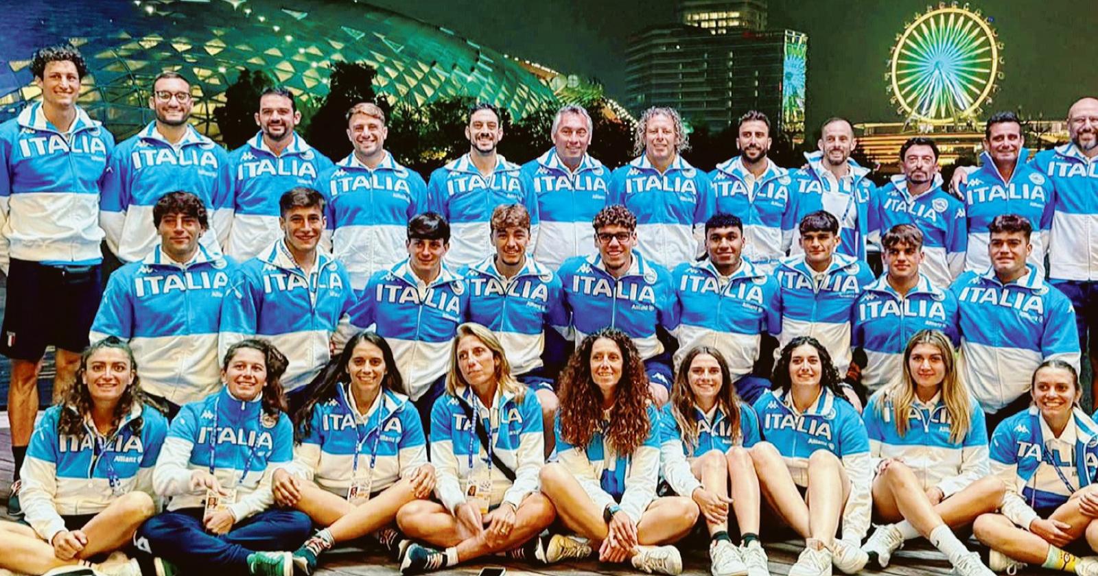 Canoe Rovigo, terzetto in azzurro