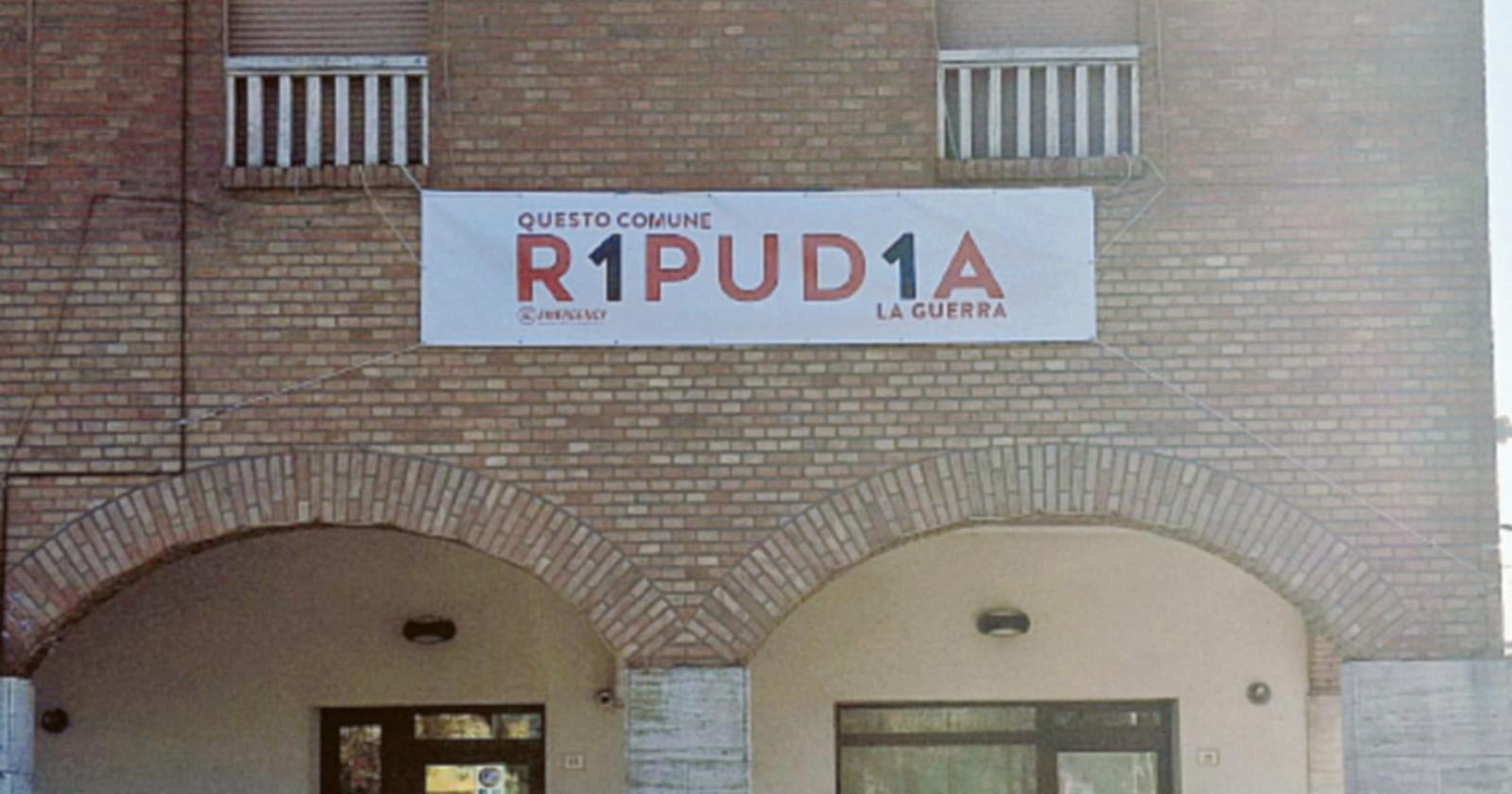 Anche il Comune “ripudia la guerra” 
