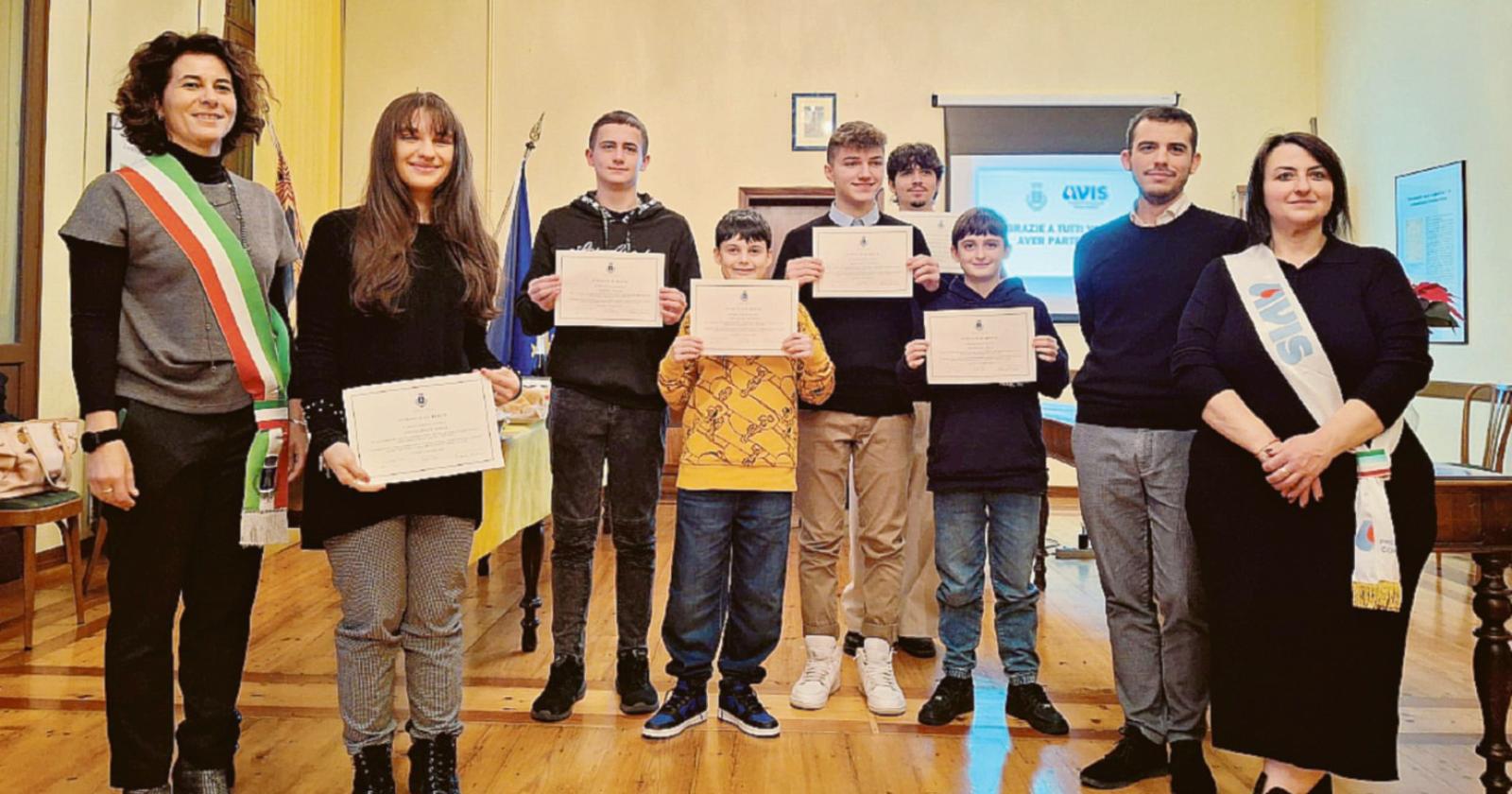 Il Comune premia i suoi studenti