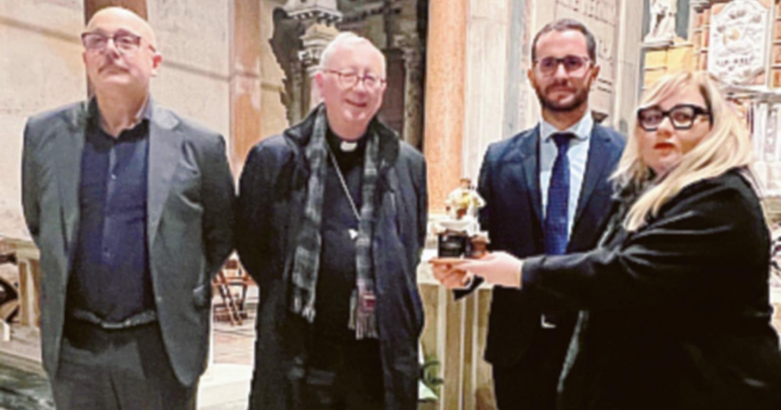 La lavorazione del latte nel presepe della diocesi
