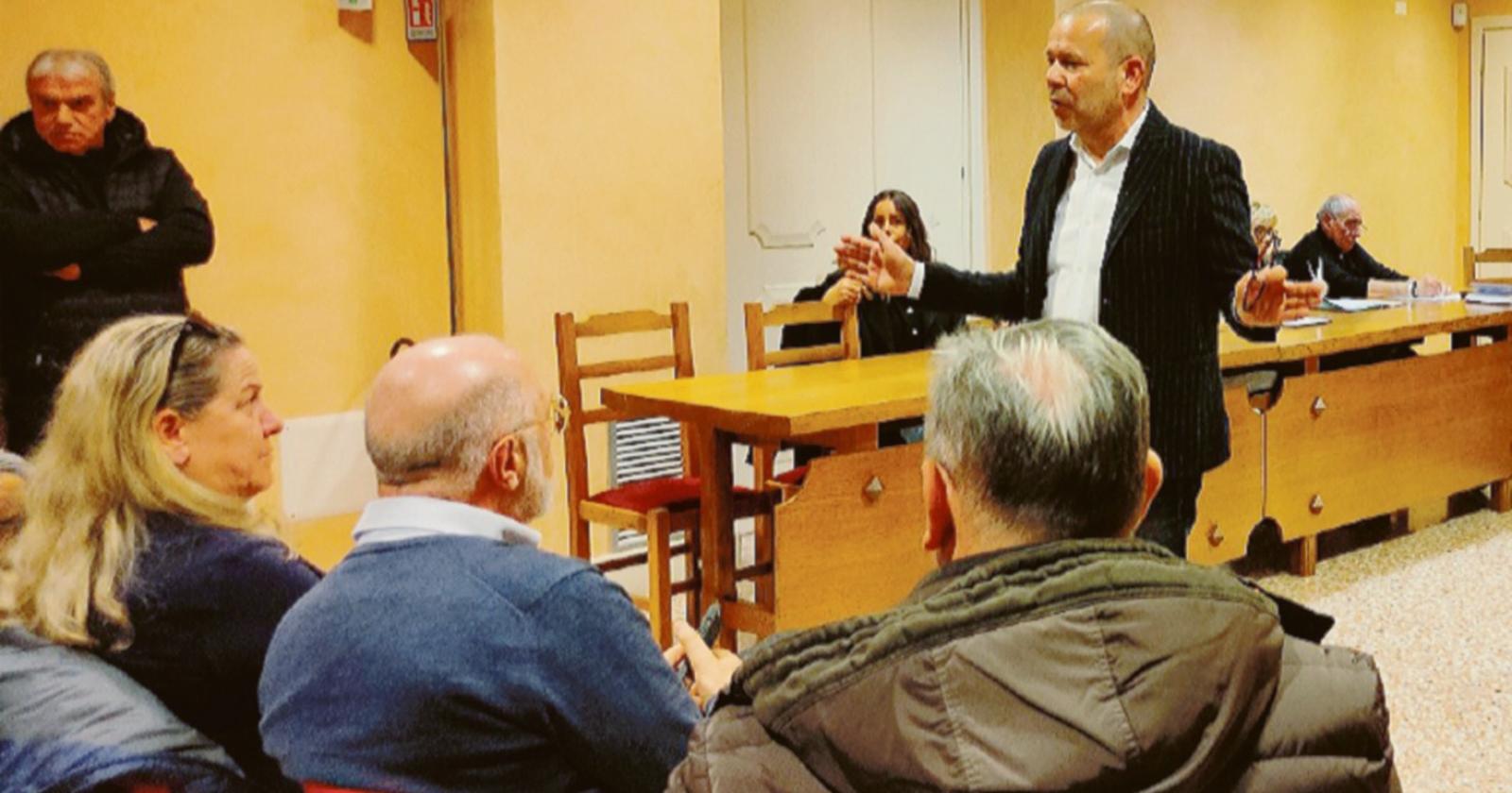Fanghi, in aula è confronto